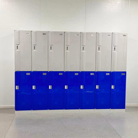 Kabinet plastik ABS kualitas tinggi kustom Tiongkok kabinet penyimpanan tahan air karyawan Gym tahan lama