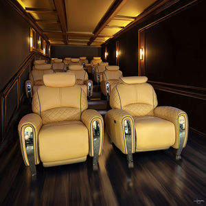 เก้าอี้เอนหลังไฟฟ้าแบบเดี่ยวเก้าอี้นวดปรับได้เก้าอี้โซฟาผ้ากำมะหยี่หรูหราสำหรับโรงละครห้องนั่งเล่น - Product Image 5