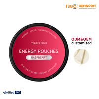 Pochettes énergétiques multi-saveurs à la menthe, aux fruits et au café, pour l'énergie orale et les fonctions nootropiques