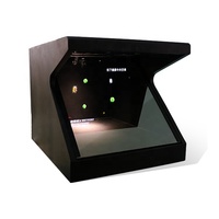 3d holografik reklam makinesi sergi ekranları kitleri gerçek zamanlı projeksiyon animasyon 3d holografik ekran olaylar için