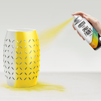 Peinture aérosol acrylique, couche de finition brillante à séchage rapide pour la décoration intérieure et extérieure du fer, du bois, du plastique ABS