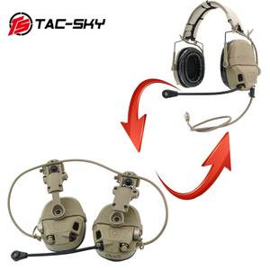 Casque de tir numérique double <span class=keywords><strong>DPS</strong></span> TSAMP TS TAC-SKY, protection auditive pour casques tactiques <span class=keywords><strong>ARC</strong></span> Rail, casque tactique - Product Image 3