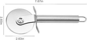 Cortador de Pizza 4 en 1 con Logotipo Personalizado, Cortador de Rueda Única para Cocina, Acero Inoxidable 430 de Grado Alimenticio, Apto para Lavavajillas - Product Image 3