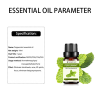 Huile essentielle de menthe poivrée 100% pure naturelle pressée à froid en gros à prix de gros