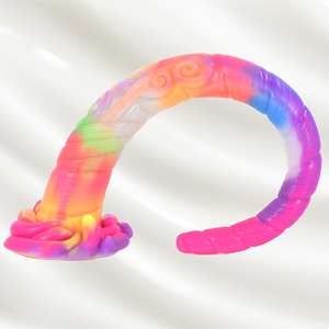 Dildo réaliste en silicone de 45 cm, dragon, <span class=keywords><strong>licorne</strong></span>, monstre, <span class=keywords><strong>plug</strong></span> <span class=keywords><strong>anal</strong></span>, stimulation du point G, jouet sexuel pour femmes et hommes - Product Image 2