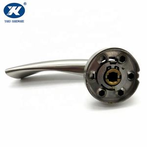 인테리어 도어 웨이브 디자인 솔리드 레버 핸들 현대 도어 및 창 핸들 스테인레스 스틸 도어 핸들 - Product Image 3