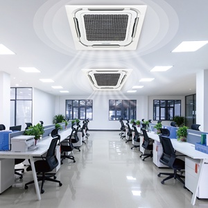 Unité de climatisation commerciale 4 voies à cassette, ventilateur de plafond, contrôle à distance centralisé, haute performance - Product Image 3
