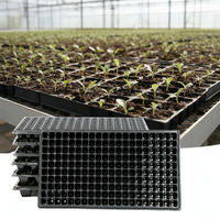 Plateaux de semis en plastique PET réutilisables populaires pour la propagation de légumes avec fonction de drainage, 540x280mm, vente en gros