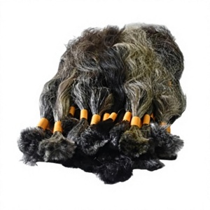 Paquetes de Cabello Natural Gris Indio Remy de 19"-22", de un Solo Donante, Suave, Saludable y Liso, de Primera Calidad, 100 g - Product Image 3