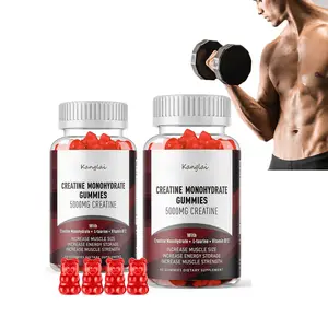 OEM Label pribadi permen Gummies suplemen creine Gummies pra latihan energi Gummy Creatine