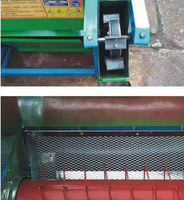 Mini batteuse à haute efficacité, machine à battre le riz paddy automatique, machine à battre agricole sèche et humide