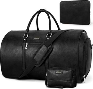 Free Sample Comfortable Dustproof Nylon Garment <b>Bags</b> for Hanging Clothes Carry on Duffle <b>Bag</b> with Shoe Compartment - Product Image 4