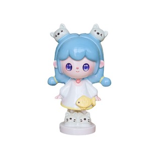 Figuras de Niña Yu Mo, Juguetes Coleccionables de Resina para Niños, Regalo de Cumpleaños - Product Image 4