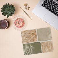 Alfombrilla de Ratón Cuadrada Artesanal con Colores Frescos y Claros, Programa de Venta al Por Mayor Personalizado, Solución Profesional para Escritorio