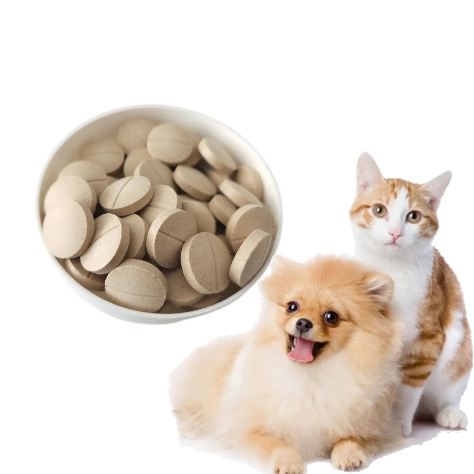 OEM Omega-3 Pet Supplements Salmon Fish Oil Chewable Tablets for Cats Dog