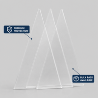 Étui de protection rigide transparent en plastique pour bannière sportive en feutre 12x30 pouces, idéal pour la suspension de guirlandes et la conservation archivistique