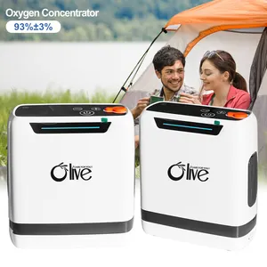Olive Small Pulse Oxygen Sieve Filter Machine HFT Therapy Concentrador De Oxigeno Portatil 1-6l Oxygene Concentrator Portable