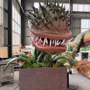 Flor Carnívora Electrónica Animada con Simulación, Sensor Interactivo con Luz y Rociado, Modelo de Decoración Paisajística a Gran Escala - Product Image 3