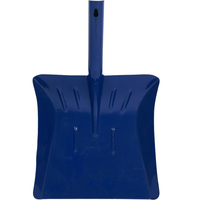 S593 Hantop Pelle à ordures carrée de grande taille en acier traité thermiquement et revêtue par poudre, pelle ménagère