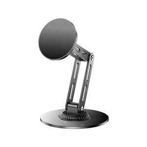Support d'ordinateur portable magnétique en alliage d'aluminium et silicone, rotatif à 360°, pliable et portable, pour tablettes et téléphones mobiles - Product Image 1