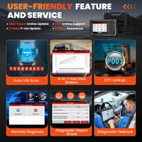 Herramientas de Diagnóstico para Todos los Sistemas de Camiones de Carga Pesada LAUNCH CRP129 HD Elite 2024 con 7 Servicios de Aceite, Velocidad e Inyector, Escáner OBD2 Crp129hd