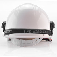 Casco de seguridad para minería Protección para la cabeza Miner Hard Hat con lámpara LED Antorcha de luz