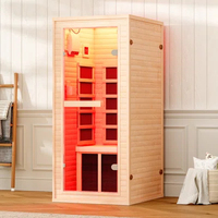 Sauna infrarouge lointain pour 1 ou 2 personnes, cabine de sauna sec