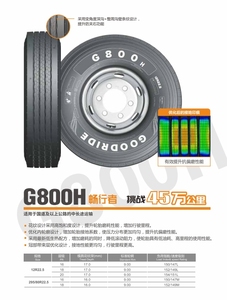 Neumáticos Radiales para Camiones Pesados 12R22.5-18PR G800H - Product Image 6