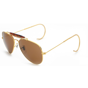 Kim loại cổ điển Khung kính mát hàng không người đàn ông thí điểm kính mặt trời ngoài trời người đàn ông ĐÔI CẦU kính mắt cho nam - Product Image 5