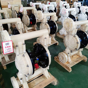 Paslanmaz çelik 316L pnömatik çift diyaframlı pompa akış verileri su testine dayanmaktadır - Product Image 5