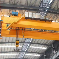 Pont roulant à double poutre de style européen Yiteng, palan électrique 40 tonnes, hauteur de levage 20m, portée 10m, roulement moteur