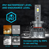 Bombilla de luz Led automática M8 de alta potencia H11 Focos de coche Led H7 Automotriz 130 vatios 26000lm Faro H13 H4 Led faro