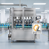 Machine de remplissage automatique à piston MTW pour liquide lave-glace et nettoyant vitres