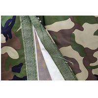 Tente de secours ignifuge Goodluck personnalisée, camouflage, imperméable, double couche, en polyester Oxford, quatre saisons, deux chambres