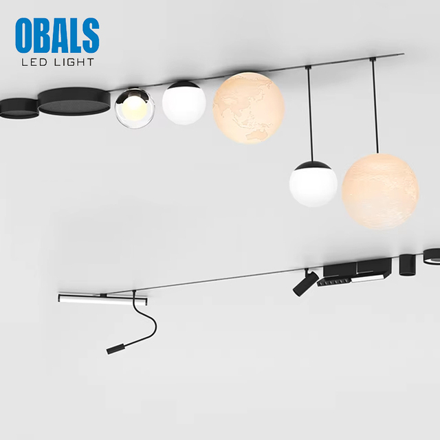 Custom High End LED Lighting Shop Mall Bar Home Gallery Show Room Zigbee Tuya Dali Smart Magnetic Track Light