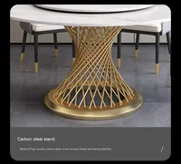 Chaises de table à manger rondes en marbre pour restaurant