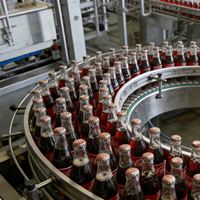 Machine de remplissage et d'embouteillage automatique de boissons gazeuses (CSD) en bouteilles de verre de 250 ml et 500 ml, capacité de 4000 à 20000 BPH, prix usine avec certification CE