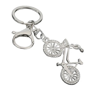 Porte-clés Vélo en Strass - Breloque Scintillante en Cristal pour Vélo, Alliage Or et Argent, pour <span class=keywords><strong>Cyclistes</strong></span> et Décoration <span class=keywords><strong>de</strong></span> Sac - Product Image 5