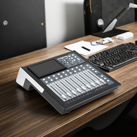 Console de mixage numérique Thinuna MX-D18C professionnelle à 18 canaux avec écran tactile capacitif de 7 pouces pour spectacles en direct, studio et conférences