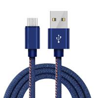 Cable USB a Micro USB 1m de carga rápida de datos de sincronización USB teléfono móvil Android del cargador del adaptador de Cable para Samsung Cable