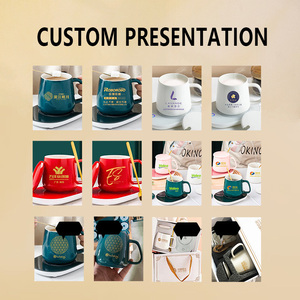 Tazza Regalo per Eventi Aziendali con Logo Personalizzato, Tazza Riscaldante in Ceramica a Temperatura Costante di 55 Gradi in Confezione Regalo - Product Image 6