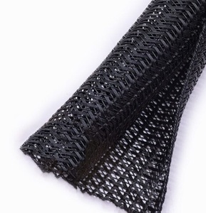 ปลอกหุ้มสายเคเบิลแบบถัก HongDun FZT ทนทาน เปิดได้ด้านเดียว ม้วนเก็บเองได้ ลดเสียงรบกวน ทำจากวัสดุ PET สำหรับป้องกันสายไฟ - Product Image 2