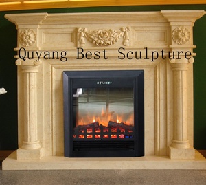 Intérieur Décoratif Personnalisé Conception de Cheminée En Marbre pour la Décoration De La Maison - Product Image 1