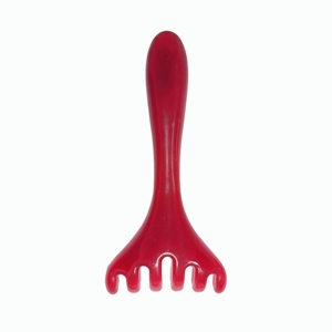 Outil de massage en résine rouge, outil gua sha, outil de spa, relaxation corporelle - Product Image 6