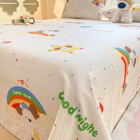 Parure de lit trois pièces en tissu épais et robuste pour l'été, idéale pour les dortoirs étudiants, douce et rafraîchissante, personnalisable