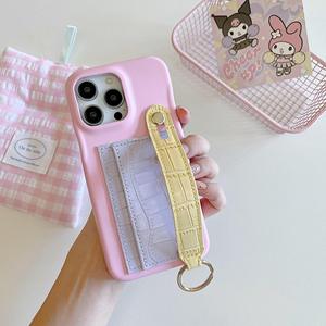 Portefeuille de style Alligator Macron pour iPhone 17 Pro Max avec bracelet et cordon inclus - Product Image 6