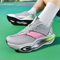 Chaussures de course unisexes à plaque en carbone, chaussures de sport en maille respirante, chaussures décontractées légères, baskets de jogging, grande taille 33 45