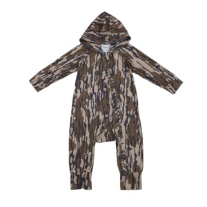 Combinaison pour nouveau-né et tout-petit, imprimé camouflage de chasse, combinaison à capuche pour bébé, mode en gros, vêtements pour bébé frère - Product Image 1