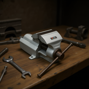 Steel <b>Bench</b> Vise 6 Inch Heavy Duty Workshop Clamp <b>Tool</b> - Product Image 3