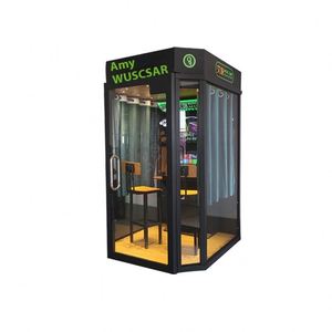 Mini machine de karaoké KTV à domicile, cabine insonorisée mobile à monnayeur pour la pratique du chant et la lecture - Product Image 1
